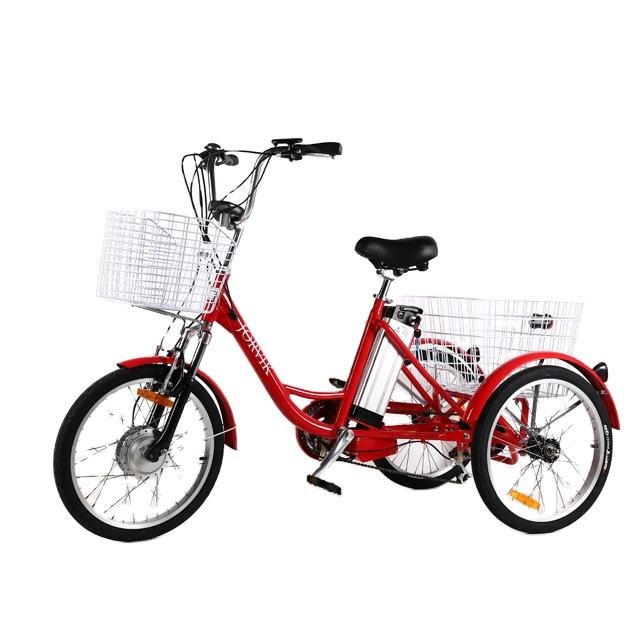 High Performance Comfortable Electric Engineering Tricycle for Adults Promotional Open Body Aluminium 36v Voltage for Passengers